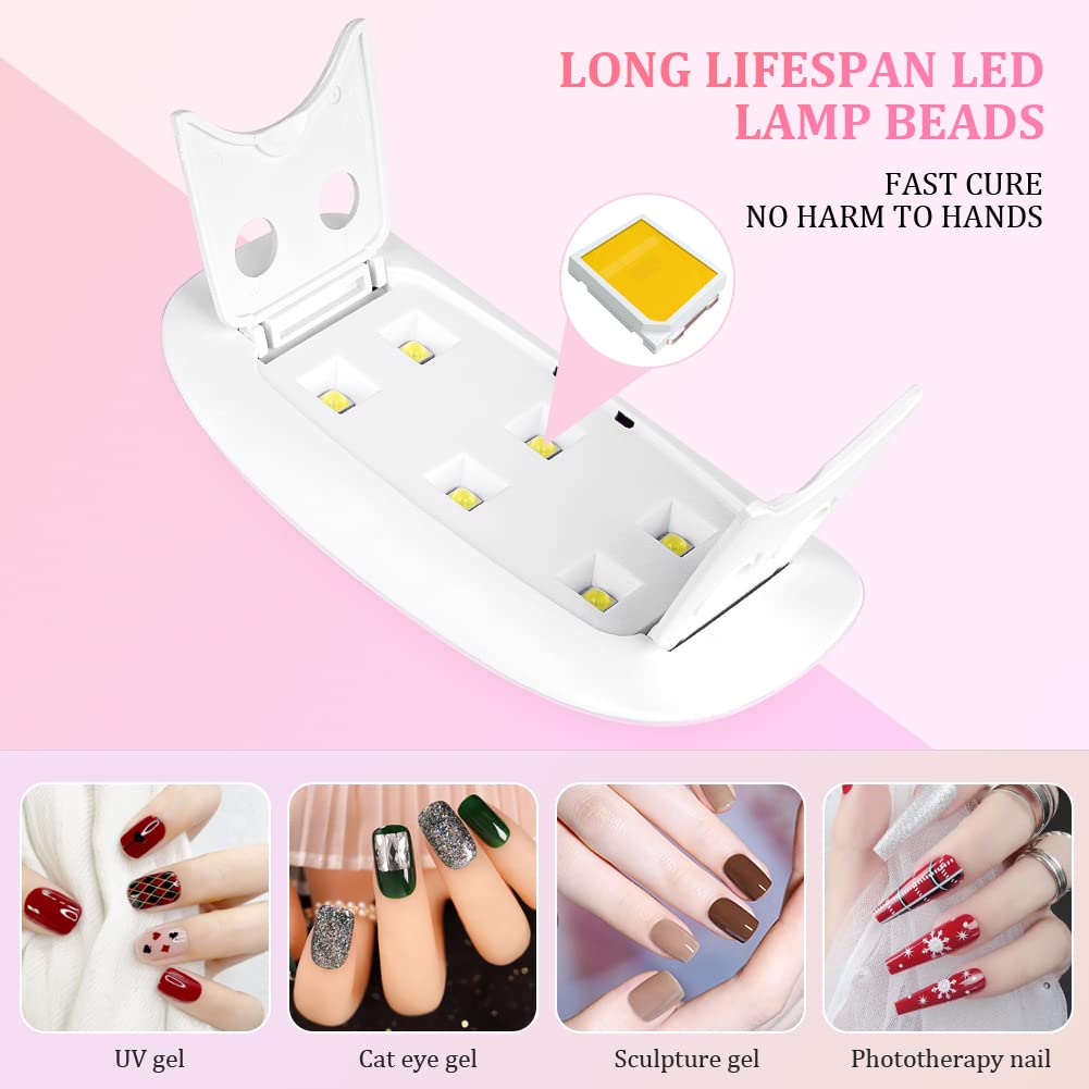 Portable 6 LED UV Nail Lamp 6W - Uv Led Lamp Printer review and price