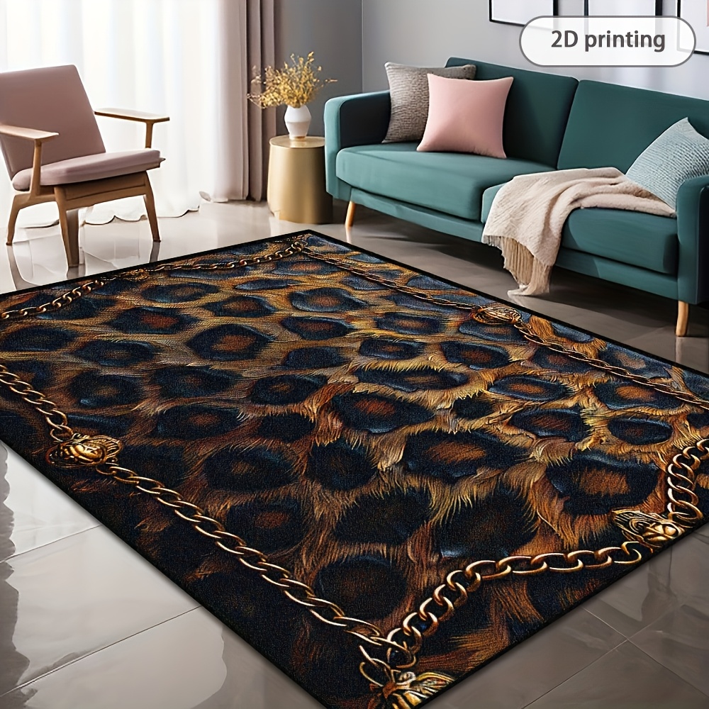 Leopard Printed Rug, Stylish B - Commercial Printing And Design review and price