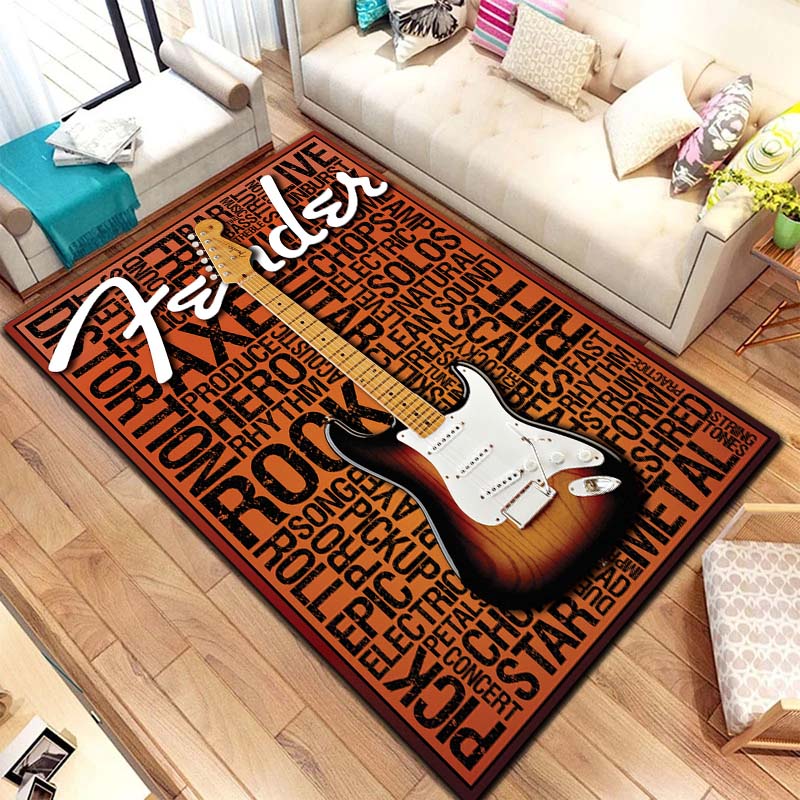 Vintage Rock Music Print Rug E - Commercial Printing And Design review and price