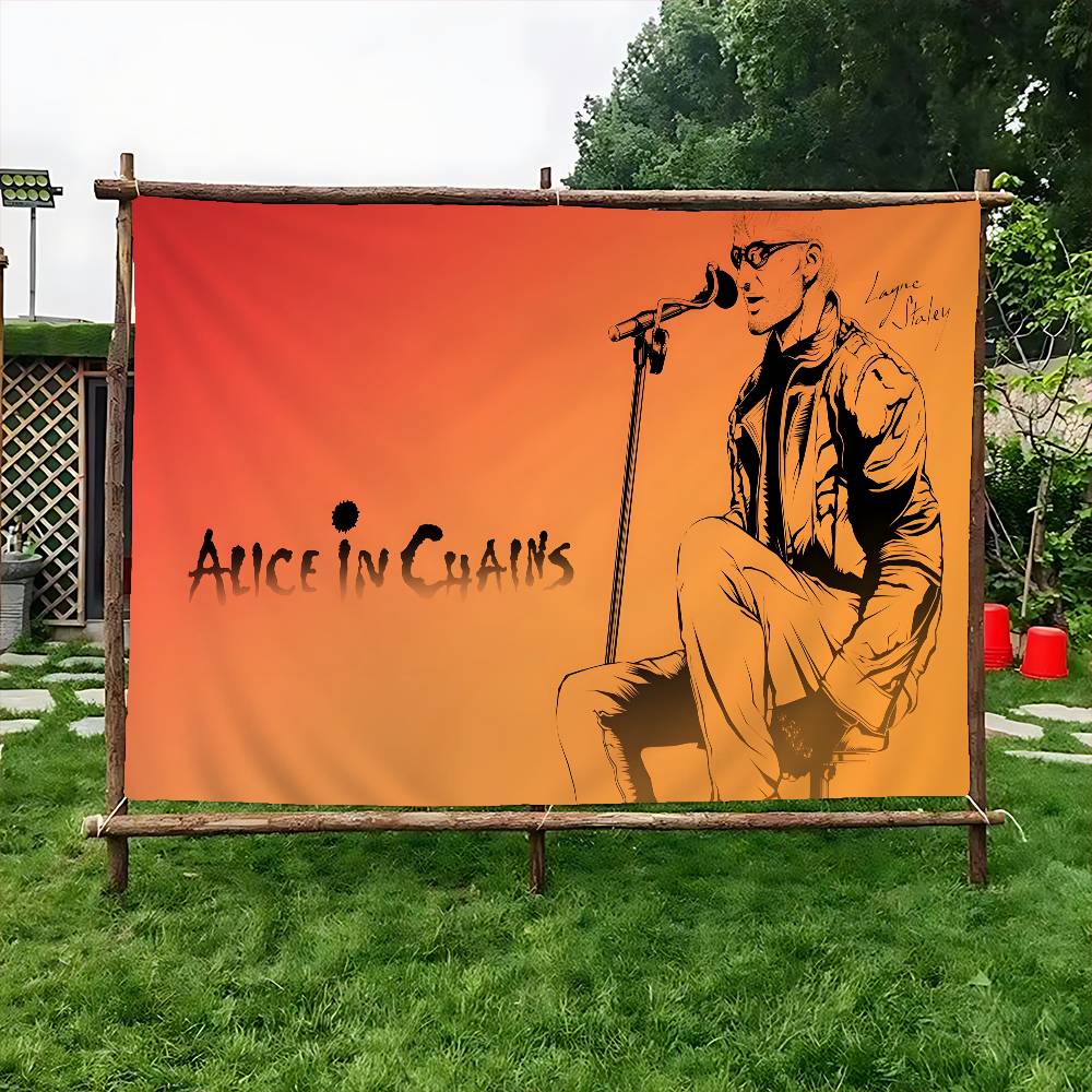 Retro Music Alice In Chains Ad - Commercial Printing Company review and price