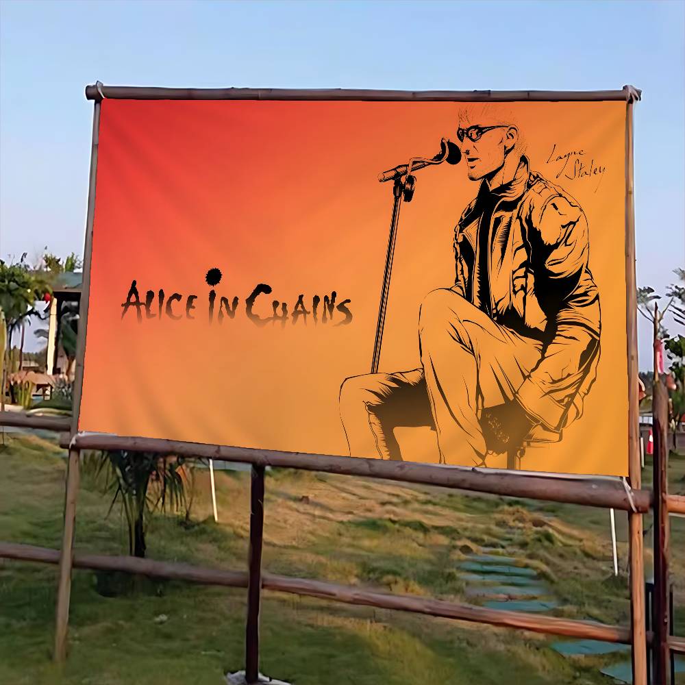 Retro Music Alice In Chains Ad - Commercial Printing Company review and price