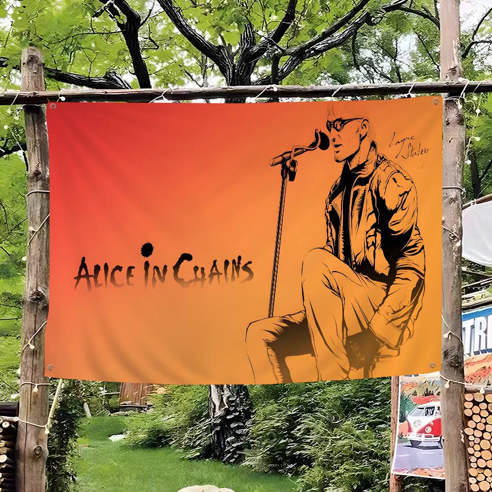 Retro Music Alice In Chains Ad - Commercial Printing Company review and price