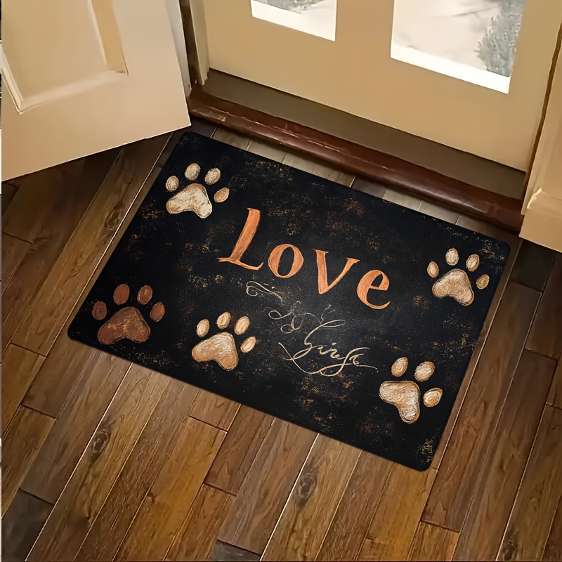 Cat Dog Paw Print Pattern Kitc - Commercial Printing And Design review and price