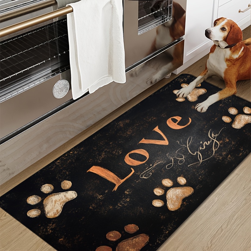 Cat Dog Paw Print Pattern Kitc - Commercial Printing And Design review and price