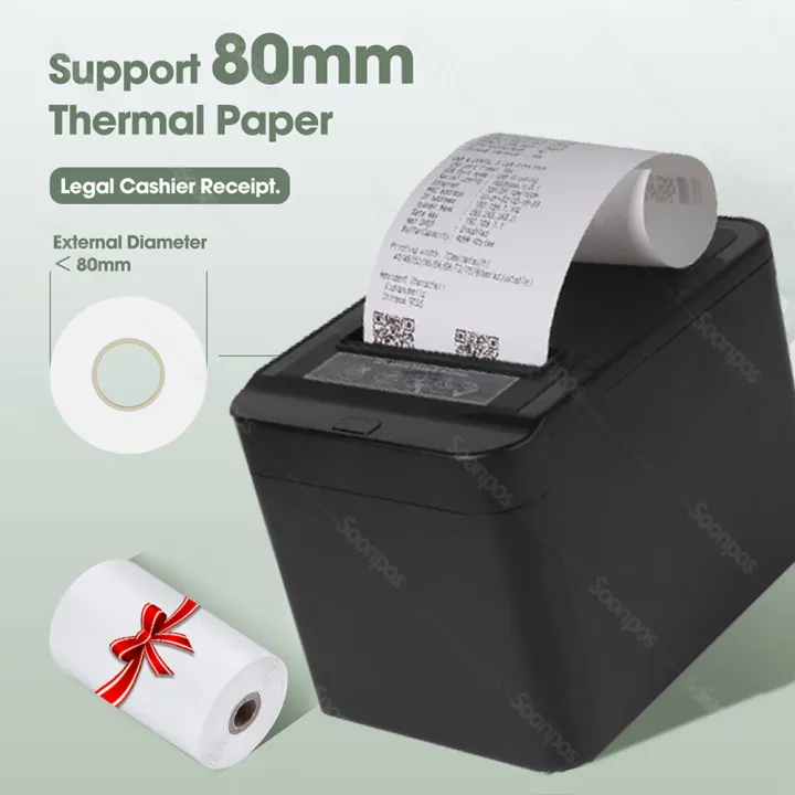 Soonpos 80mm Thermal POS Recei - Commercial Wallpaper Printing review and price