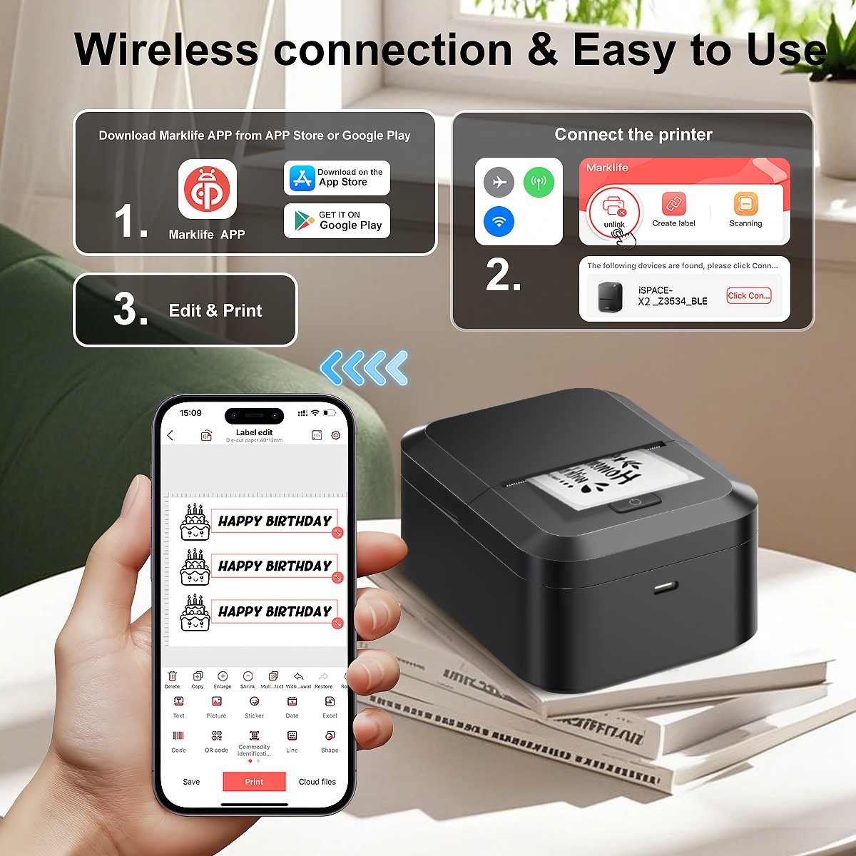 Marklife X2 Portable Thermal P - Commercial Printing Network review and price