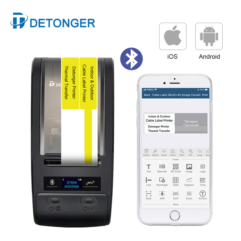 DETONGER DT60S Portable Therma - Commercial Ribbon Printing Machine review and price